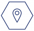 Blue location map icon, STCCS, San Antonio South Texas Continuum of Care Specialists